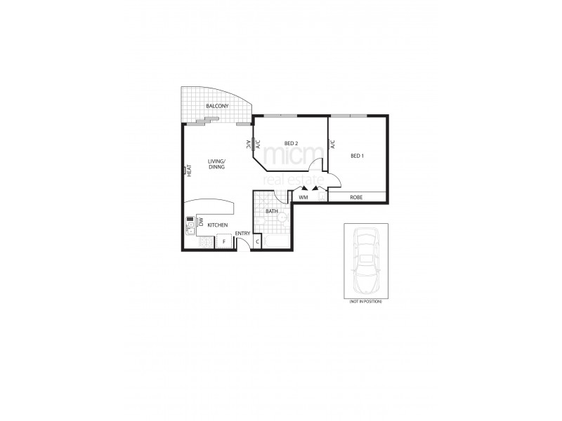 74/538 Little Lonsdale Street, Melbourne VIC 3000 Floorplan