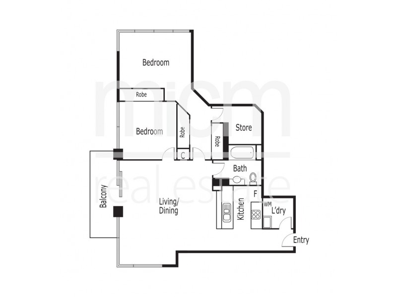 159/100 Kavanagh Street, Southbank VIC 3006 Floorplan