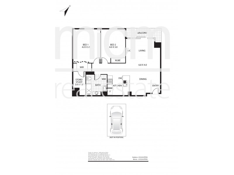 145/79 Whiteman Street, Southbank VIC 3006 Floorplan