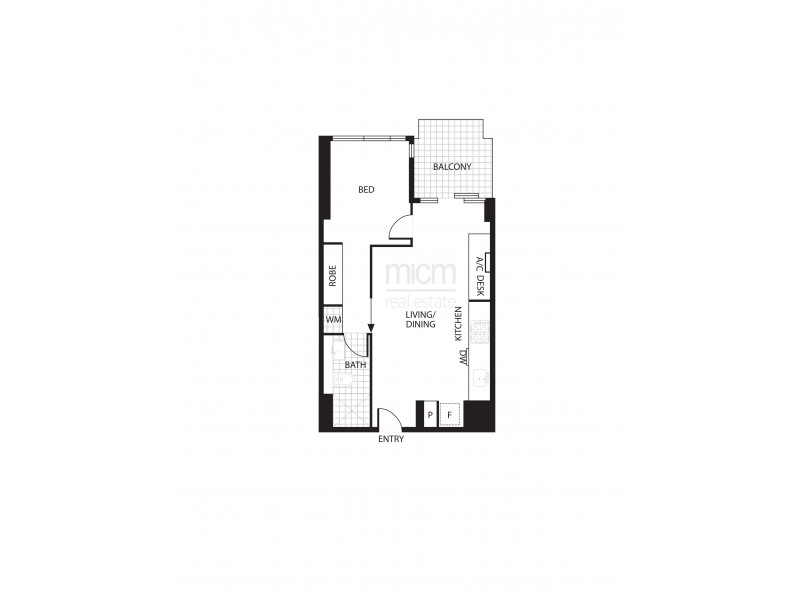 4014S/220 Spencer Street, Melbourne VIC 3000 Floorplan