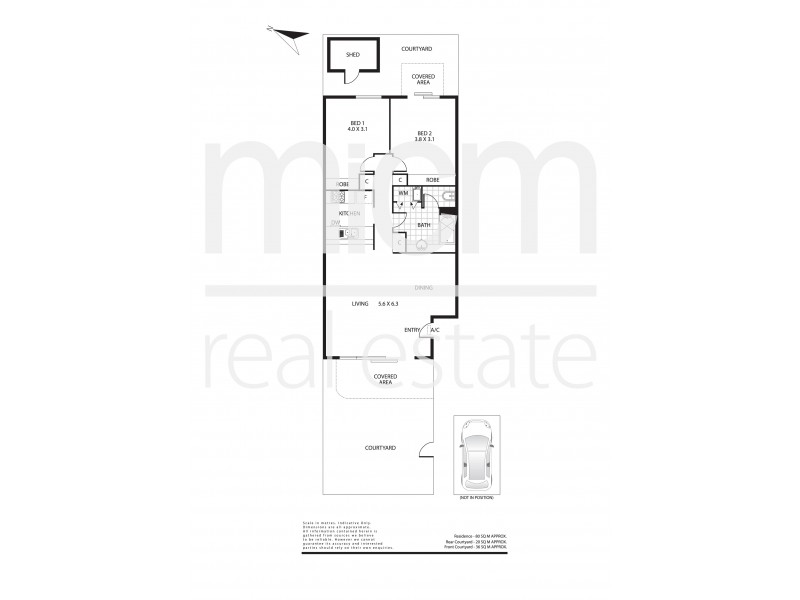 12/28 Jeffcott Street, West Melbourne VIC 3003 Floorplan