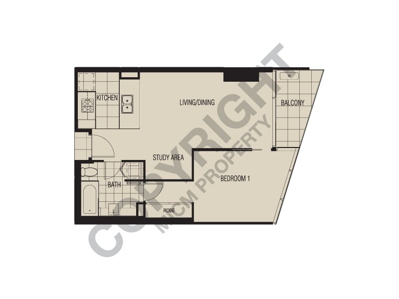 REF 23527/180 City Road, Southbank VIC 3006 Floorplan