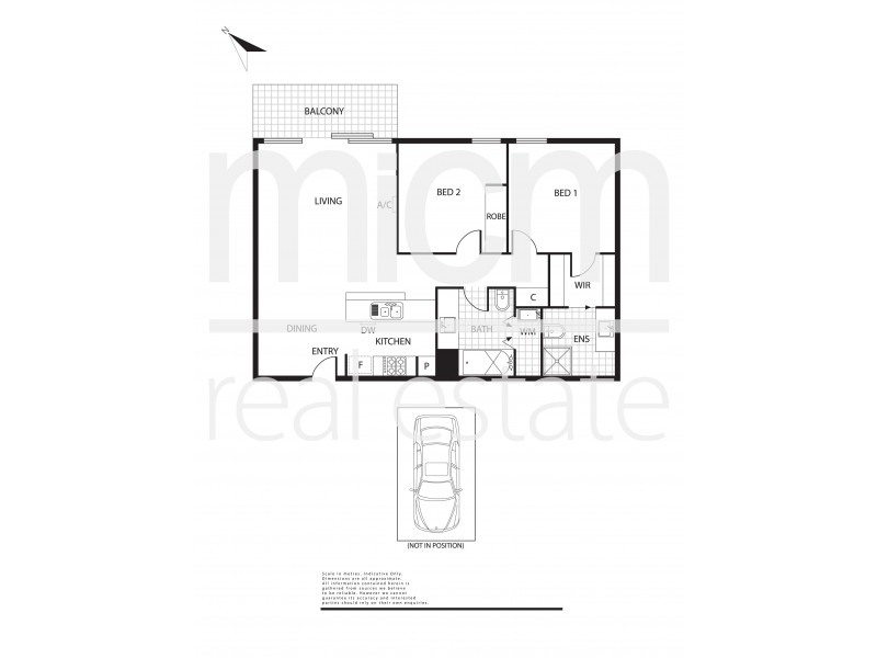 502G/93 Dow Street, Port Melbourne VIC 3207 Floorplan