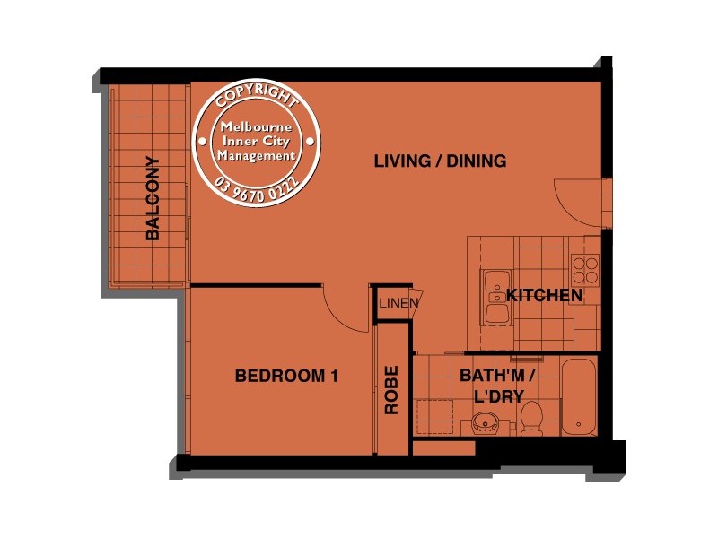 REF 23571/88 Kavanagh Street, Southbank VIC 3006 Floorplan