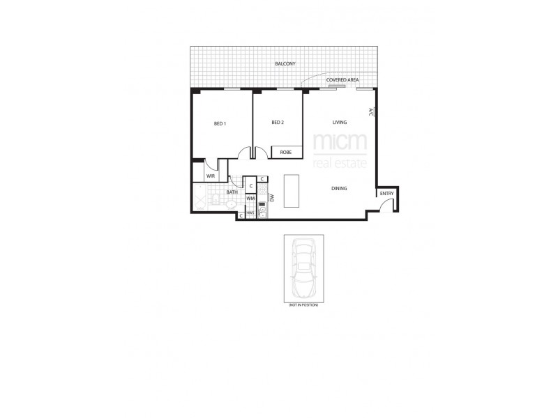 215/181 Exhibition Street, Melbourne VIC 3000 Floorplan