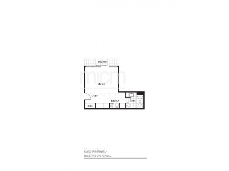 1007/181 A’Beckett Street, Melbourne VIC 3000 Floorplan