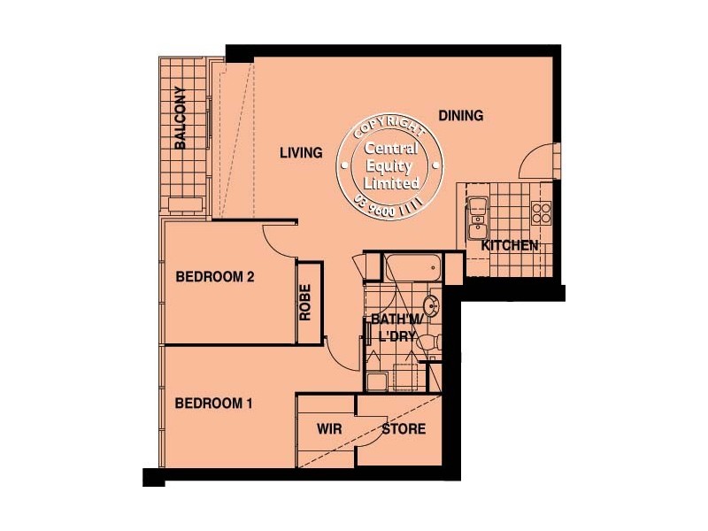 REF 23598/183 City Road, Southbank VIC 3006 Floorplan