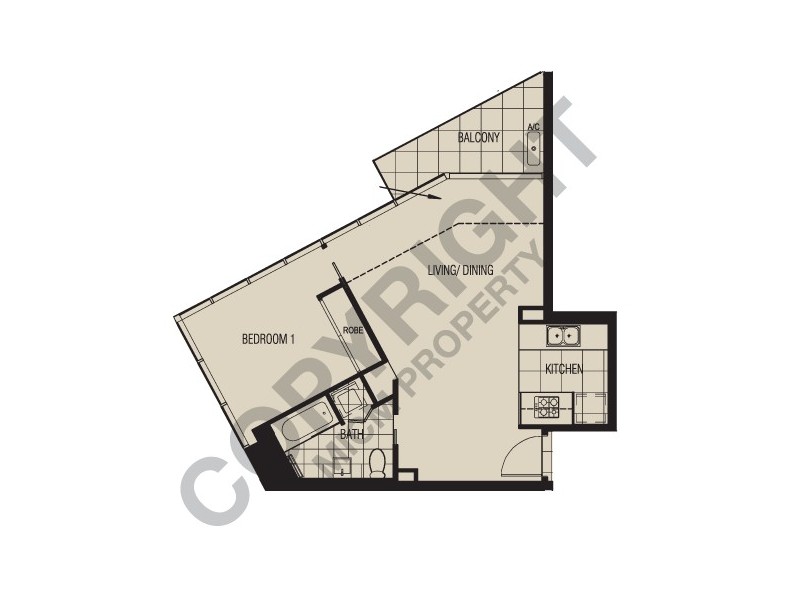REF 23639/180 City Road, Southbank VIC 3006 Floorplan