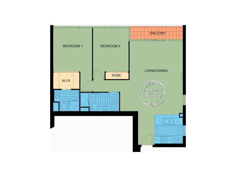 REF 23647/416A St Kilda Road, Melbourne VIC 3004 Floorplan
