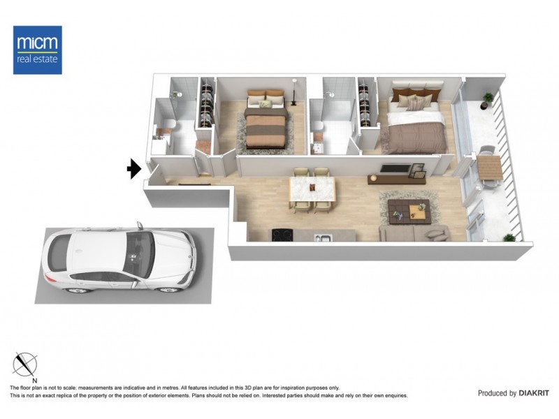 1109/118 Kavanagh Street, Southbank VIC 3006 Floorplan