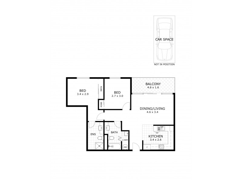 401/610 St Kilda Road, Melbourne VIC 3004 Floorplan