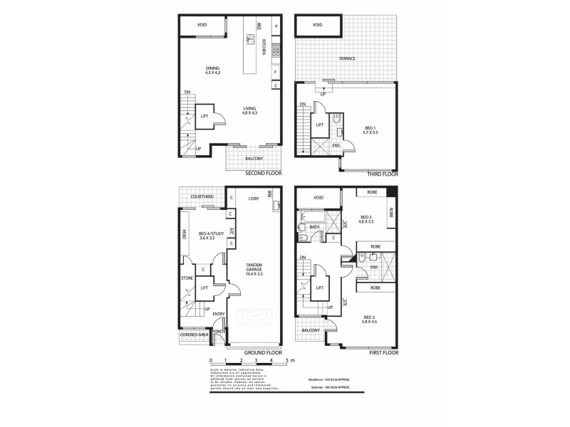 57 Rosslyn Street, West Melbourne VIC 3003 Floorplan
