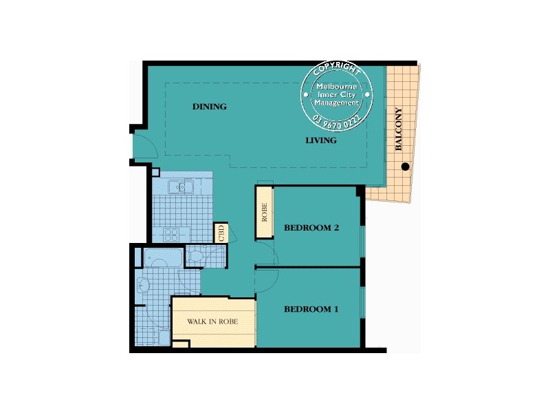 REF 23772/88 Park Street, South Melbourne VIC 3205 Floorplan