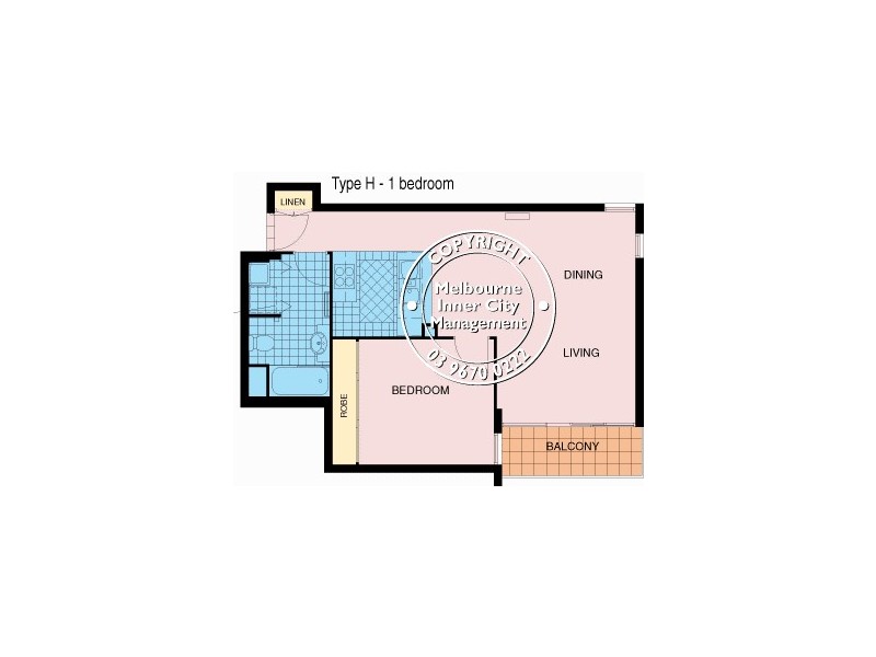REF 23786/63 Dorcas Street, South Melbourne VIC 3205 Floorplan