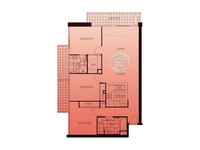 REF 23846/183 City Road, Southbank VIC 3006 Floorplan