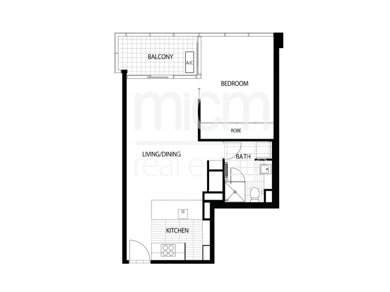 2709/63 Whiteman Street, Southbank VIC 3006 Floorplan