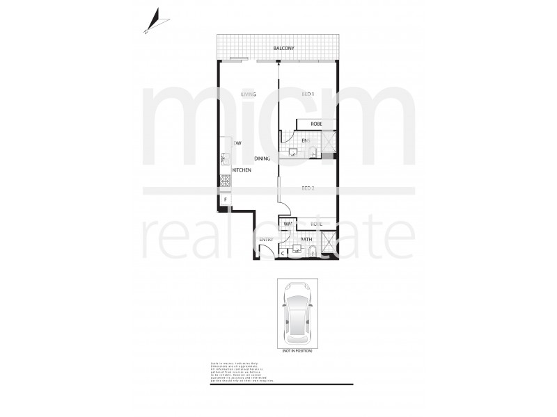 3201/118 Kavanagh Street, Southbank VIC 3006 Floorplan