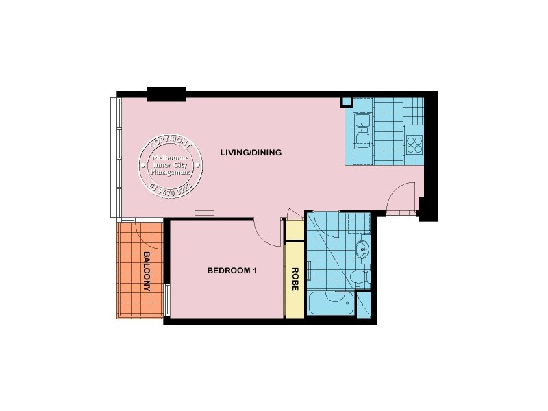 REF 23965/163 City Road, Southbank VIC 3006 Floorplan