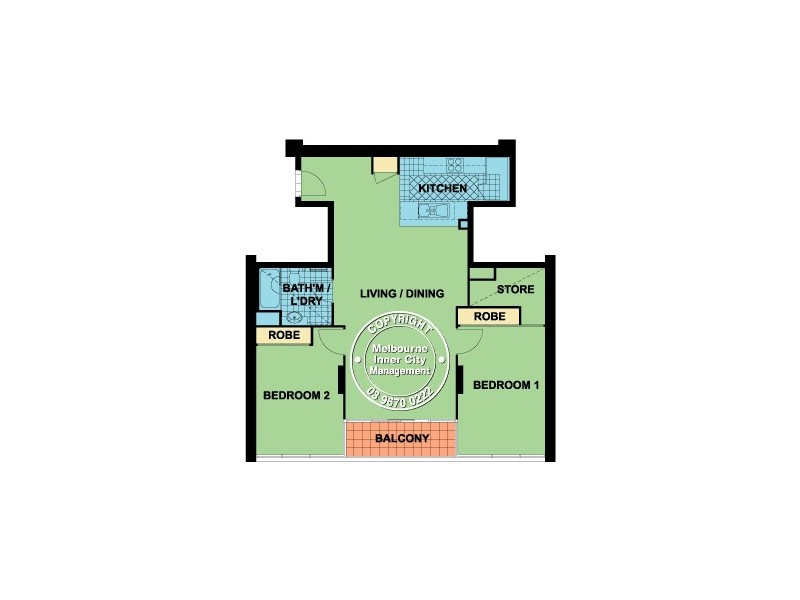 REF 23977/668 Bourke Street, Melbourne VIC 3000 Floorplan