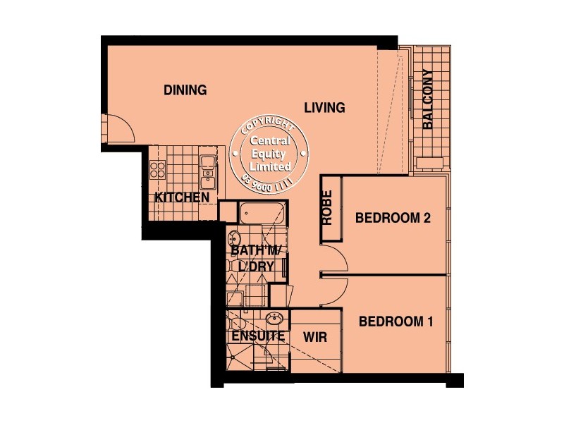 REF 24007/183 City Road, Southbank VIC 3006 Floorplan