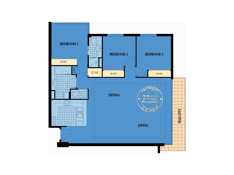 REF 24033/283 Spring Street, Melbourne VIC 3000 Floorplan