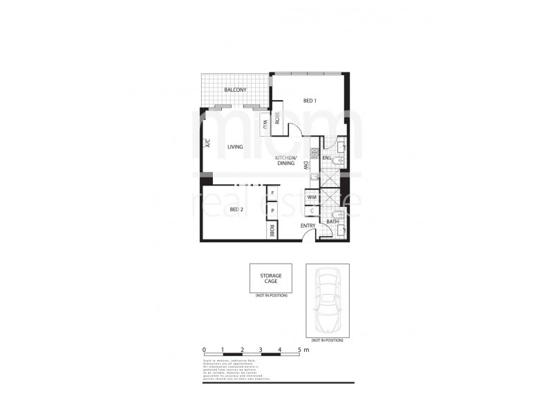 4413/220 Spencer Street, Melbourne VIC 3000 Floorplan