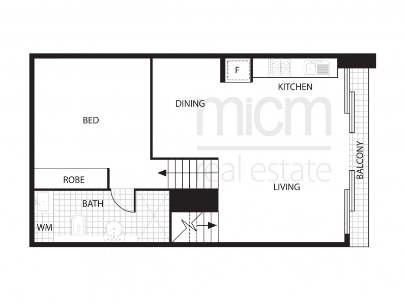 303/1 Queensbridge Square, Southbank VIC 3006 Floorplan
