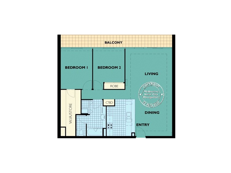 REF 24037/83 Queensbridge Street, Southbank VIC 3006 Floorplan