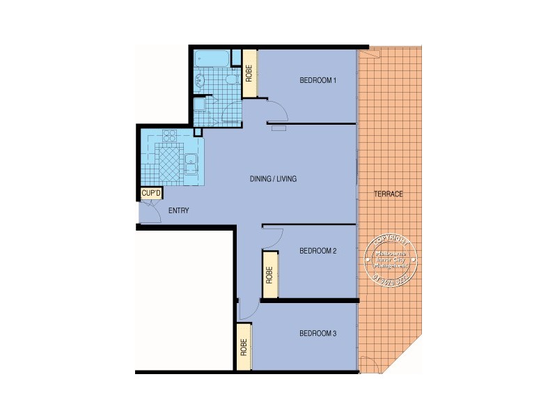 REF 24040/39 Dorcas Street, South Melbourne VIC 3205 Floorplan