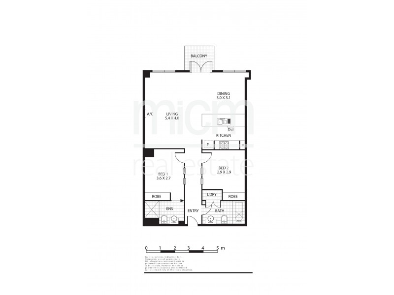 507/270 King Street, Melbourne VIC 3000 Floorplan