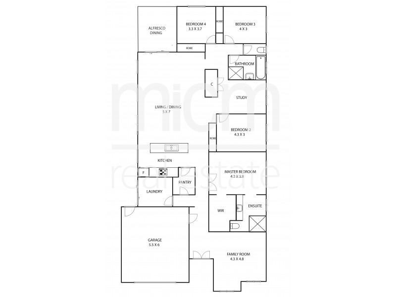 16 Yellowbox Drive, Point Cook VIC 3030 Floorplan