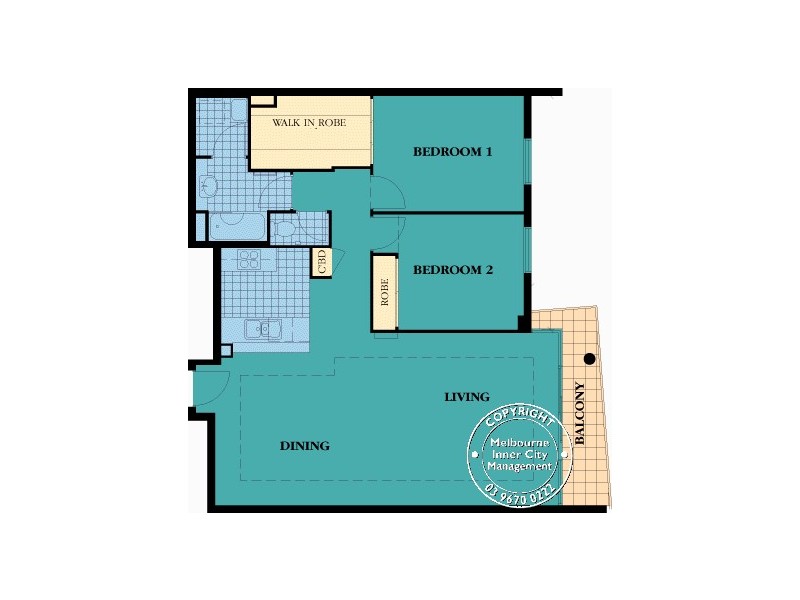 REF 24077/88 Park Street, South Melbourne VIC 3205 Floorplan