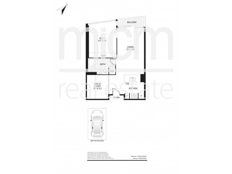 3003/180 City Road, Southbank VIC 3006 Floorplan
