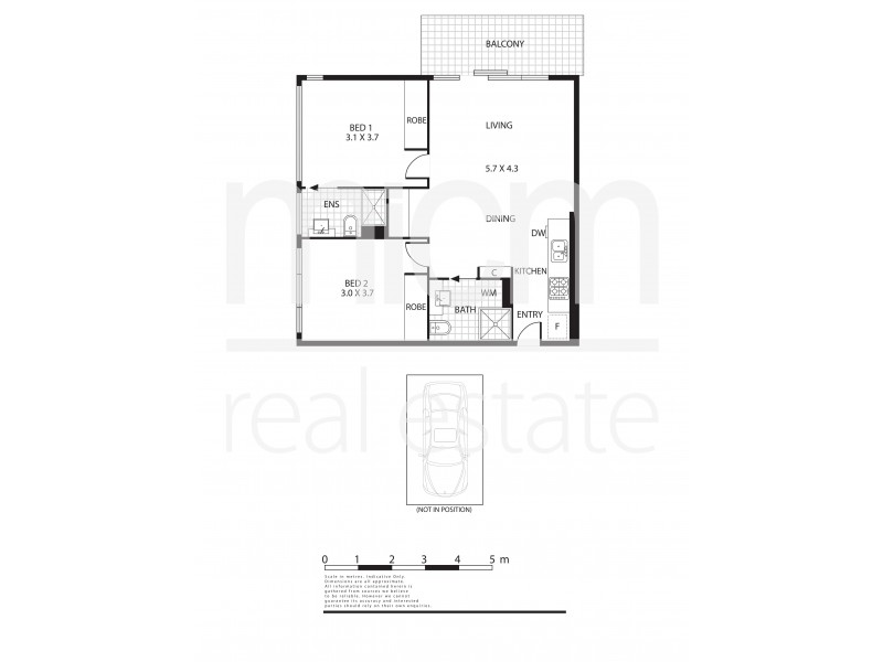 2604/118 Kavanagh Street, Southbank VIC 3006 Floorplan
