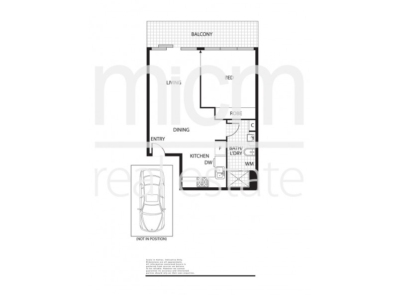 1507/118 Kavanagh Street, Southbank VIC 3006 Floorplan