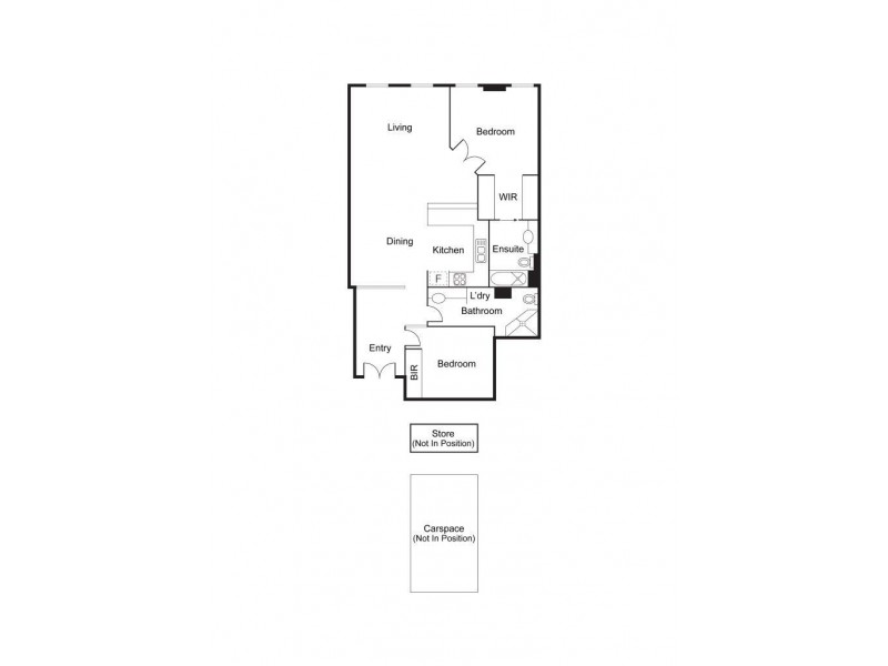 1007/442 St Kilda Road, Melbourne VIC 3004 Floorplan