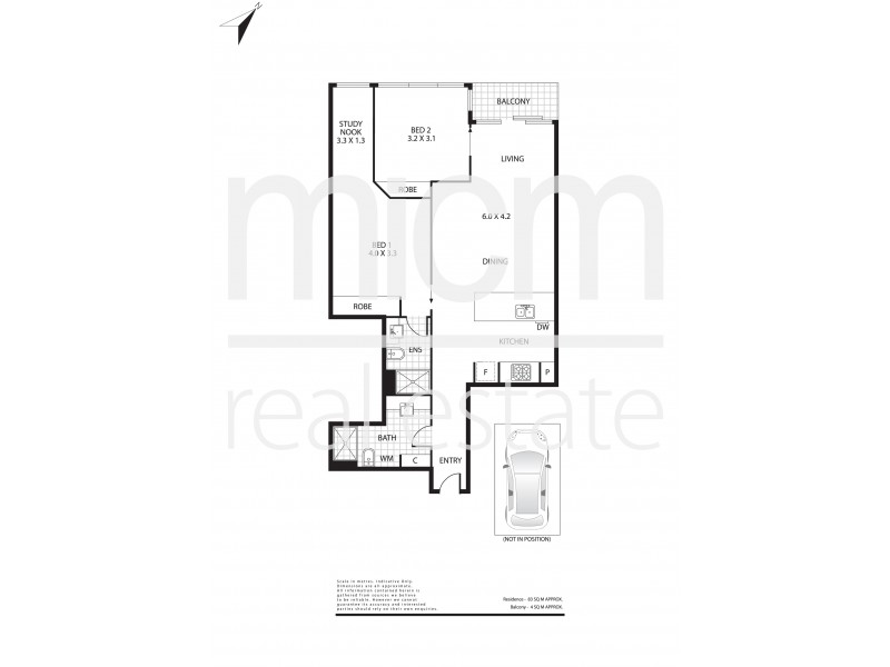 1605/151 City Road, Southbank VIC 3006 Floorplan
