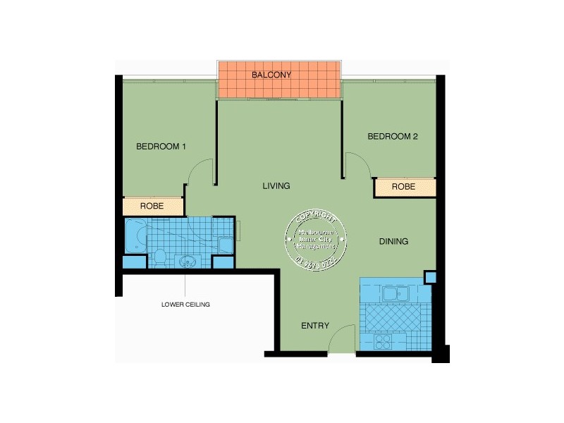 REF 24129/79 Whiteman Street, Southbank VIC 3006 Floorplan