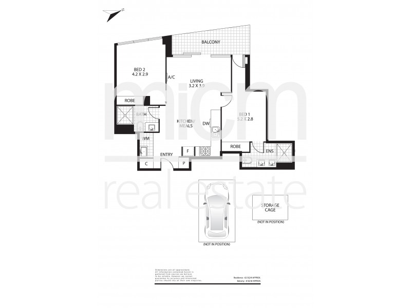 1008/3-5 St Kilda Road, St Kilda VIC 3182 Floorplan