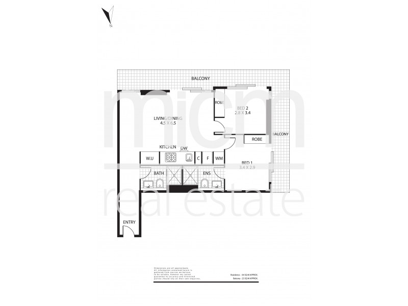 815/551 Swanston Street, Carlton VIC 3053 Floorplan