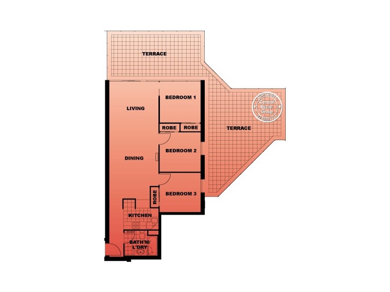 REF 24222/118 Dudley Street, West Melbourne VIC 3003 Floorplan