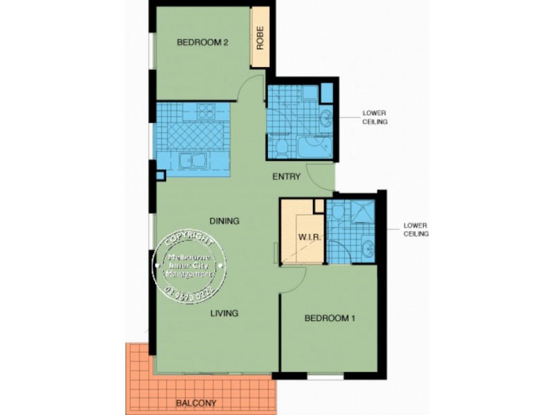 REF 24223/79 Whiteman Street, Southbank VIC 3006 Floorplan
