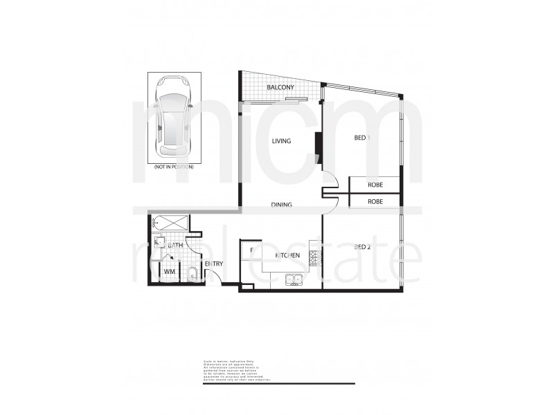 1310/180 City Road, Southbank VIC 3006 Floorplan