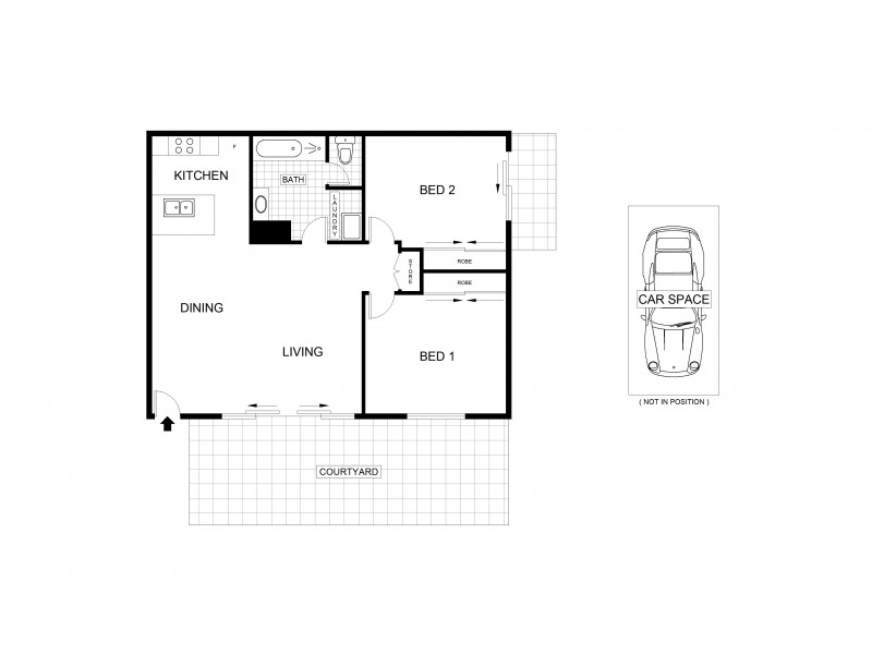 REF 24230/28 Jeffcott Street, West Melbourne VIC 3003 Floorplan