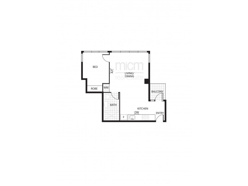 5101/568 Collins Street, Melbourne VIC 3000 Floorplan