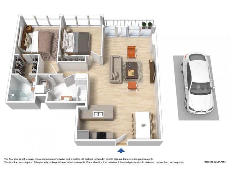 249/183 City Road, Southbank VIC 3006 Floorplan