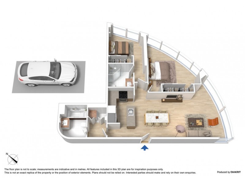 5606/35 Queensbridge Street, Southbank VIC 3006 Floorplan