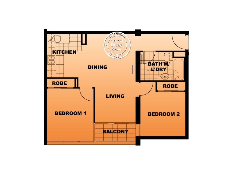 REF 24303/118 Dudley Street, West Melbourne VIC 3003 Floorplan