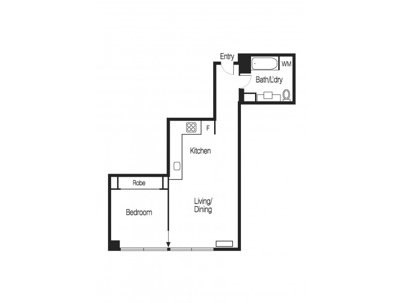 REF 24308/63 Whiteman Street, Southbank VIC 3006 Floorplan