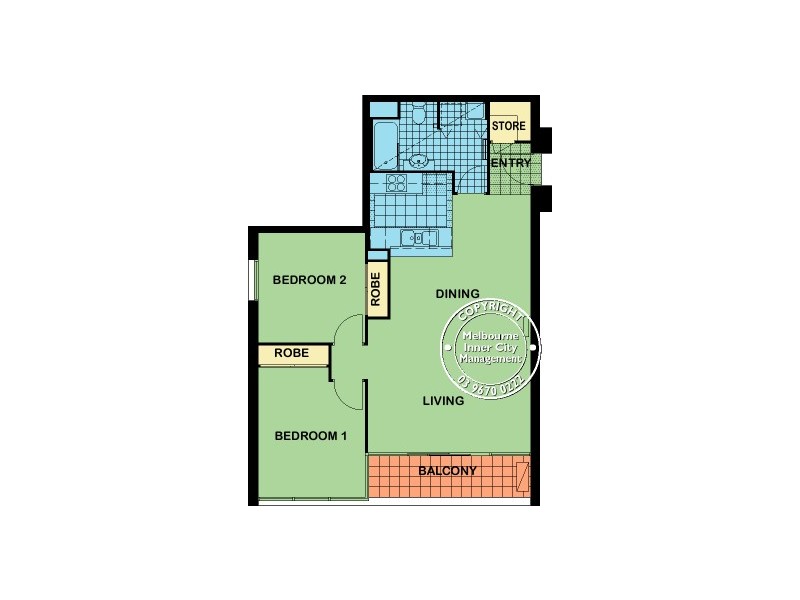 REF 24332/83 Whiteman Street, Southbank VIC 3006 Floorplan